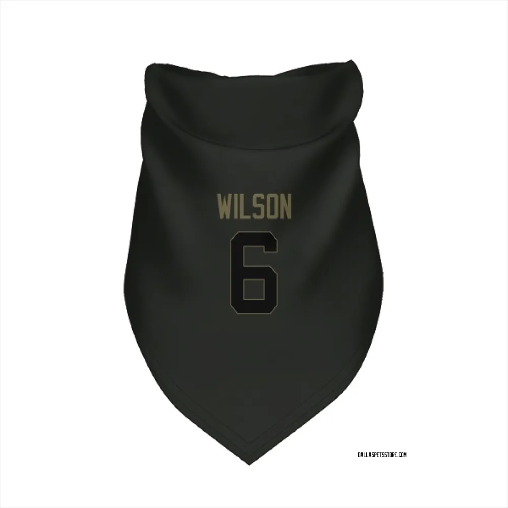 Dallas Cowboys Donovan Wilson Black Service Pet Bandana for Dog & Cat