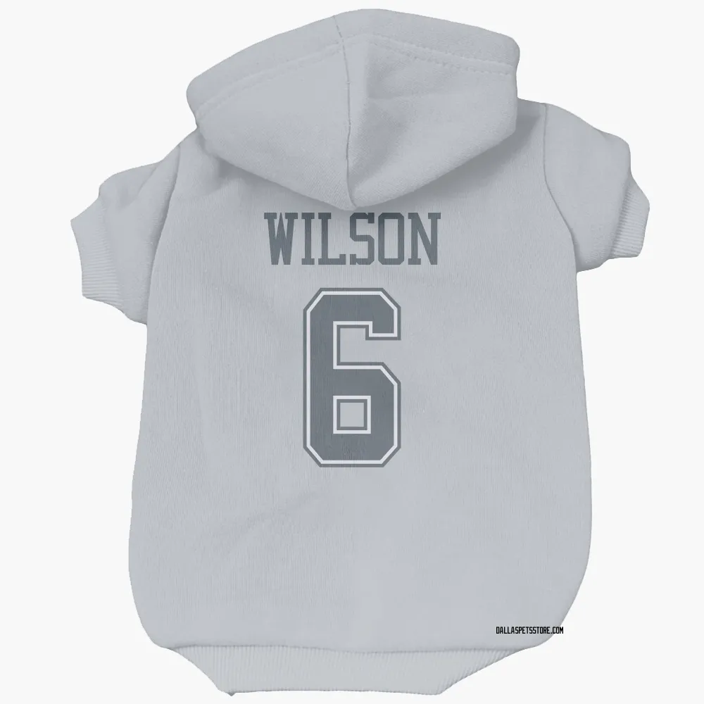 Dallas Cowboys Donovan Wilson Gray Pet Hoodie for Dog & Cat