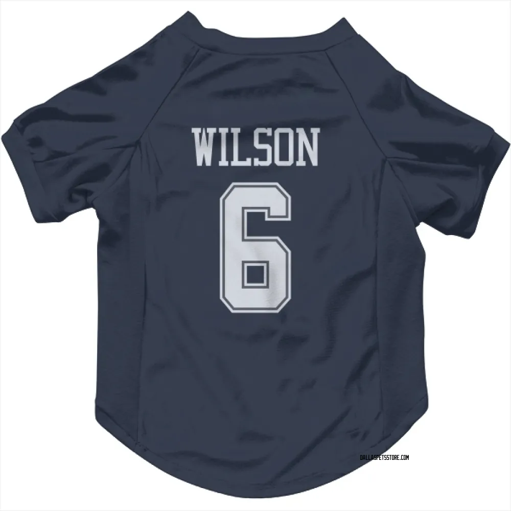 Dallas Cowboys Donovan Wilson Navy Pet Jersey for Dog & Cat