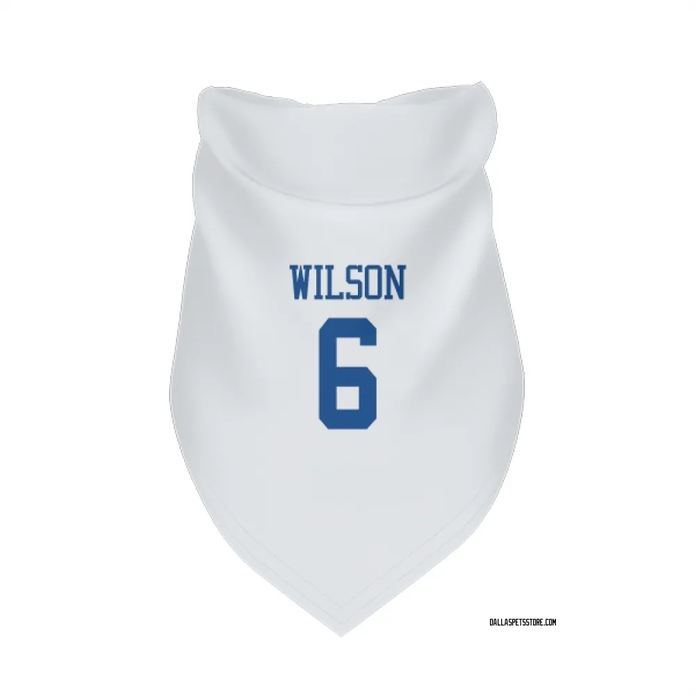 Dallas Cowboys Donovan Wilson White Pet Bandana for Dog & Cat