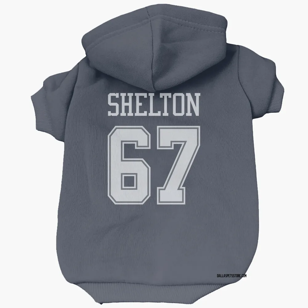 Dallas Cowboys Drew Shelton Navy Pet Hoodie for Dog & Cat