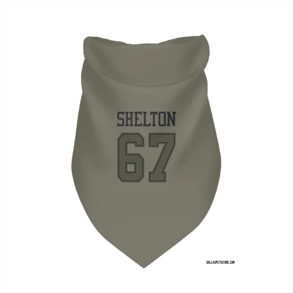 Dallas Cowboys Drew Shelton Olive Pet Bandana for Dog & Cat
