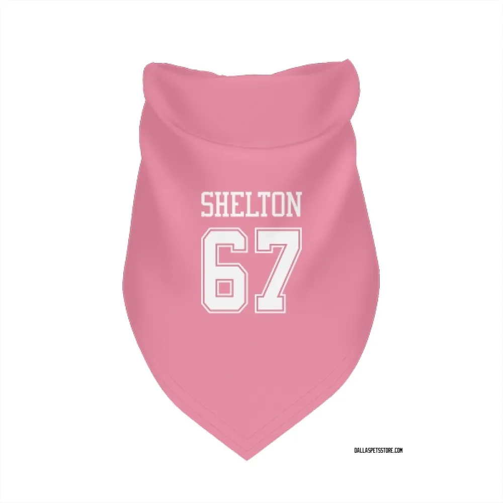 Dallas Cowboys Drew Shelton Pink Pet Bandana for Dog & Cat