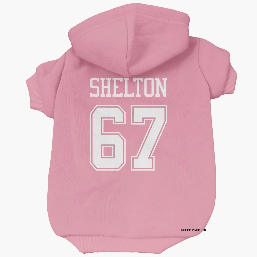 Dallas Cowboys Drew Shelton Pink Pet Hoodie for Dog & Cat