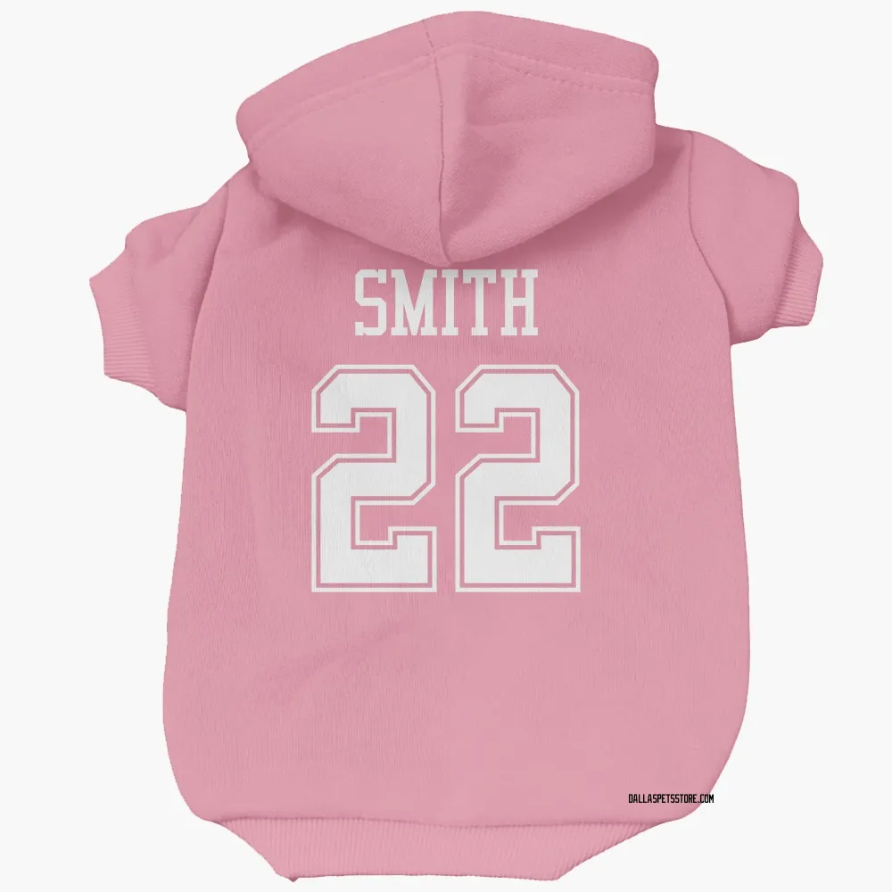 Dallas Cowboys Emmitt Smith Pink Pet Hoodie for Dog & Cat