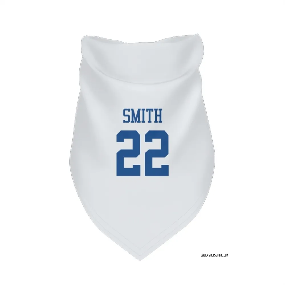 Dallas Cowboys Emmitt Smith White Pet Bandana for Dog & Cat