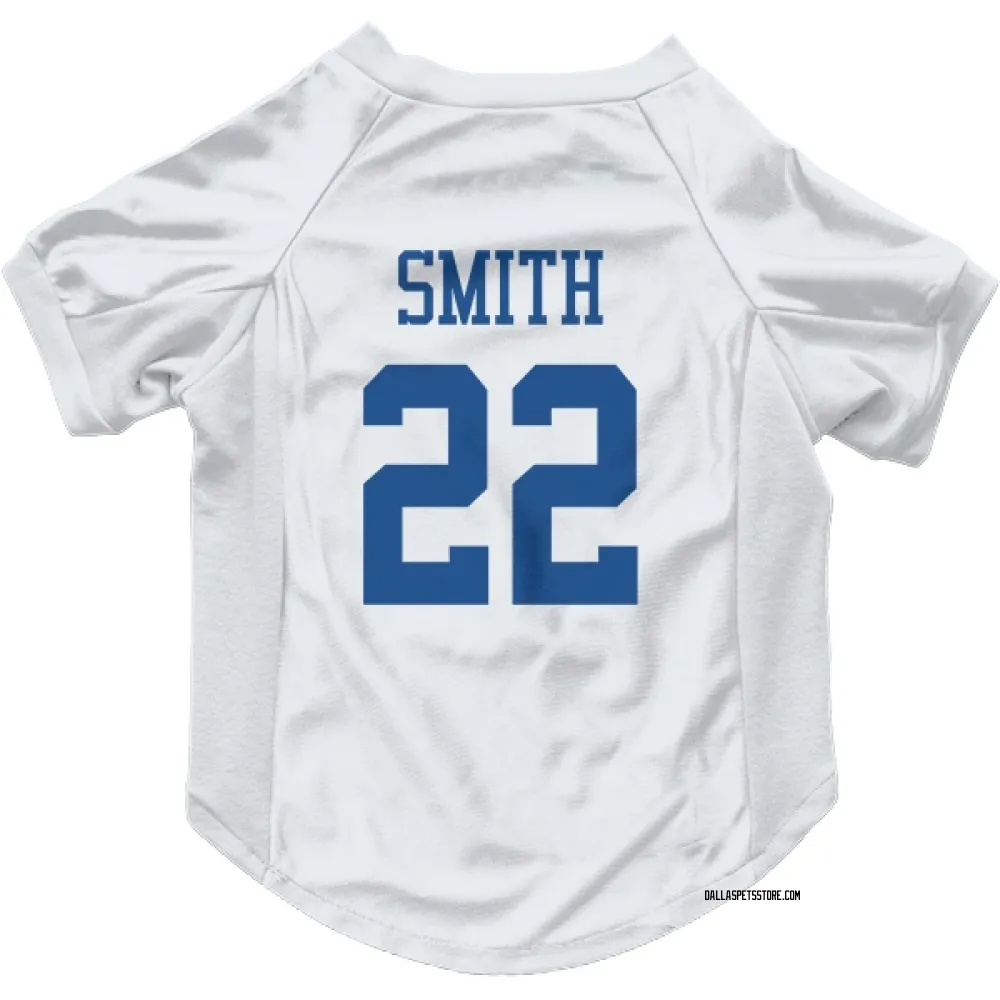 Dallas Cowboys Emmitt Smith White Pet Jersey for Dog & Cat