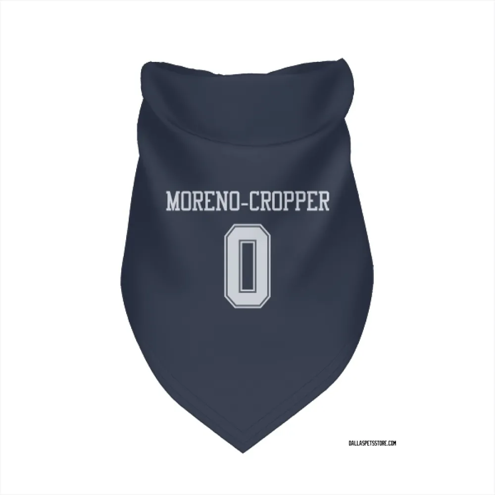 Dallas Cowboys Jalen Moreno-Cropper Navy Pet Bandana for Dog & Cat