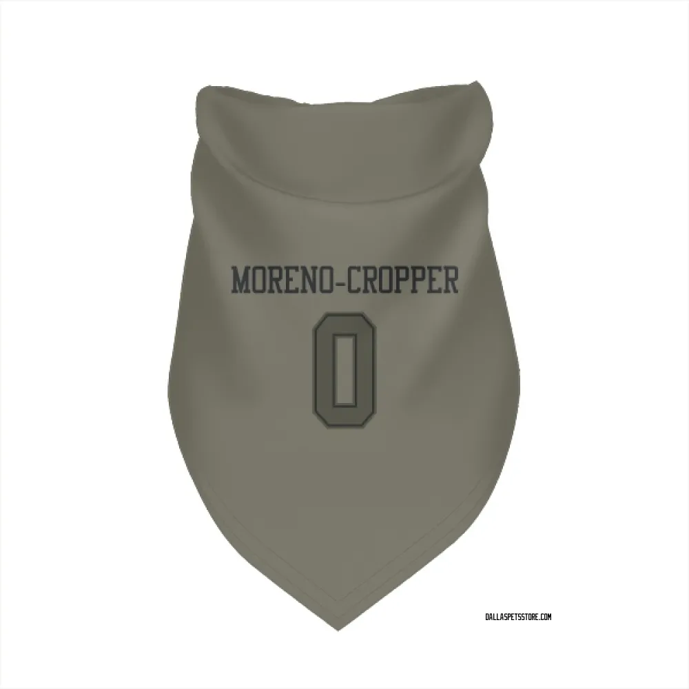 Dallas Cowboys Jalen Moreno-Cropper Olive Pet Bandana for Dog & Cat