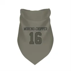 Dallas Cowboys Jalen Moreno-Cropper Olive Pet Bandana for Dog & Cat