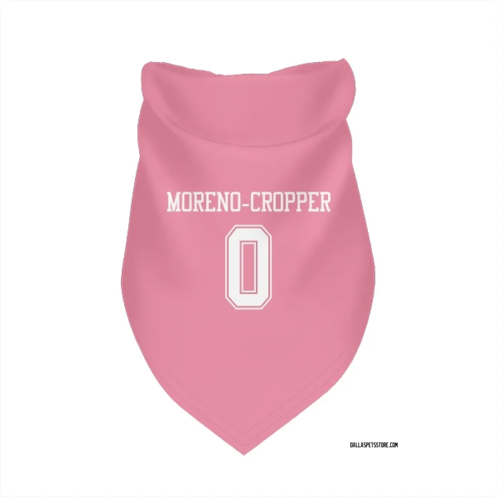 Dallas Cowboys Jalen Moreno-Cropper Pink Pet Bandana for Dog & Cat