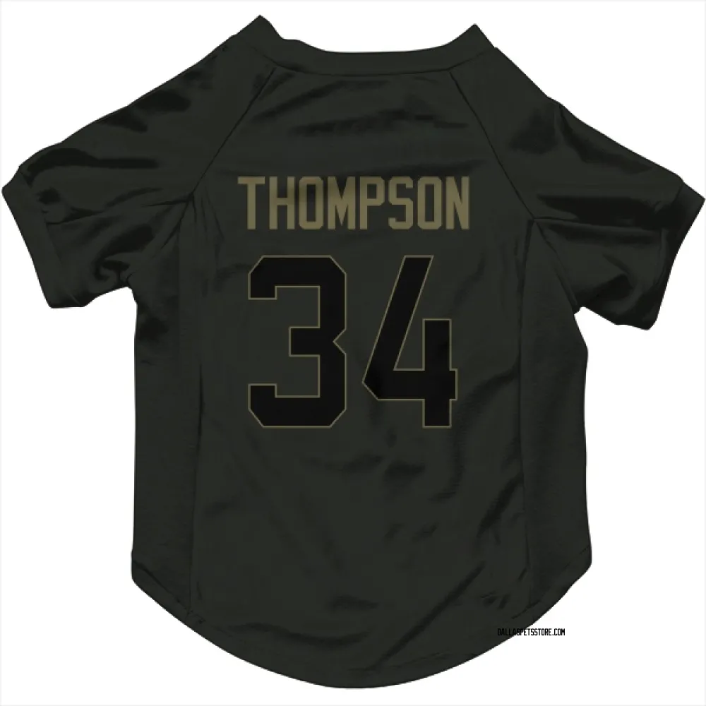 Dallas Cowboys Jalen Thompson Black Service Pet Jersey for Dog & Cat