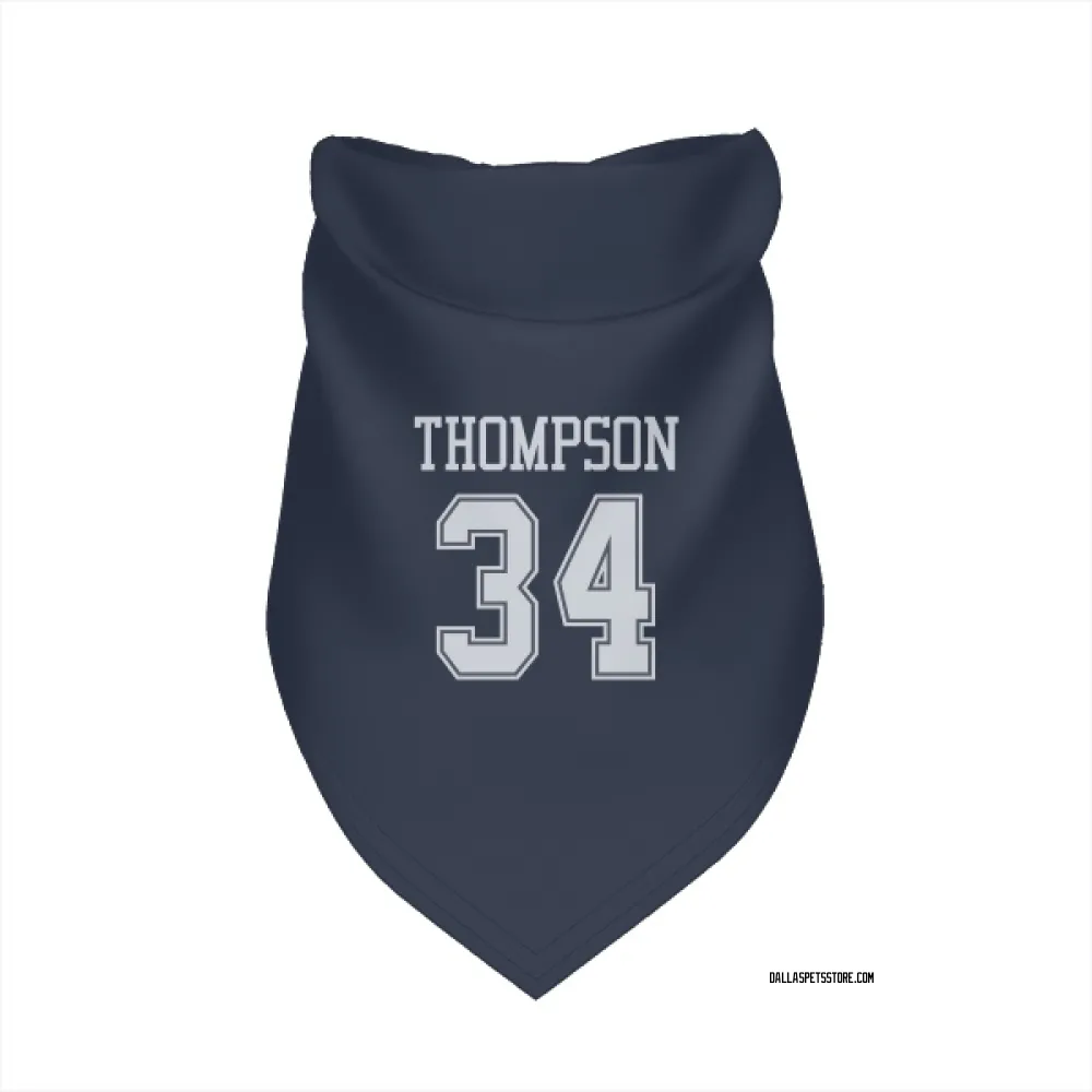 Dallas Cowboys Jalen Thompson Navy Pet Bandana for Dog & Cat