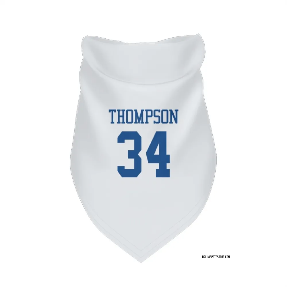 Dallas Cowboys Jalen Thompson White Pet Bandana for Dog & Cat