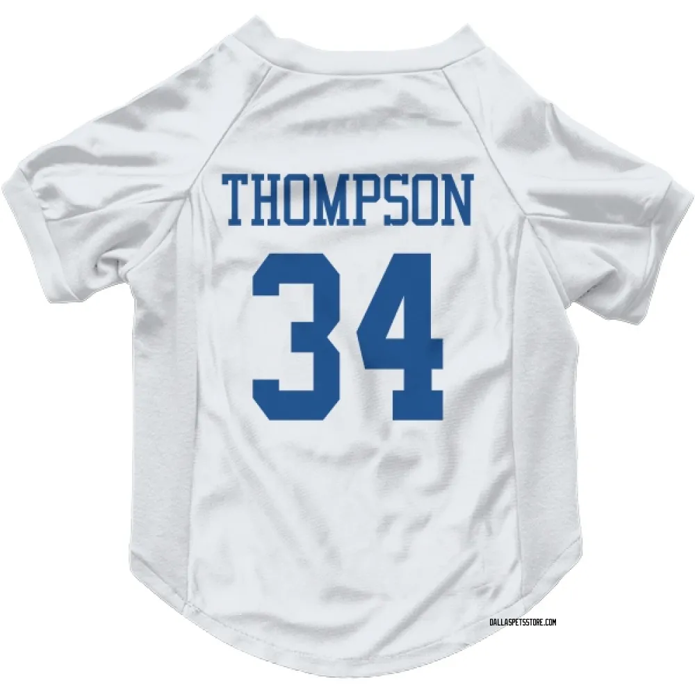 Dallas Cowboys Jalen Thompson White Pet Jersey for Dog & Cat