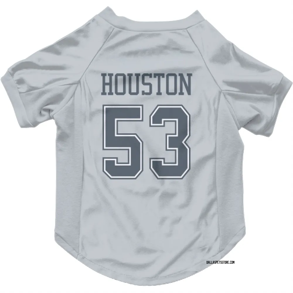 Dallas Cowboys James Houston Gray Pet Jersey for Dog & Cat