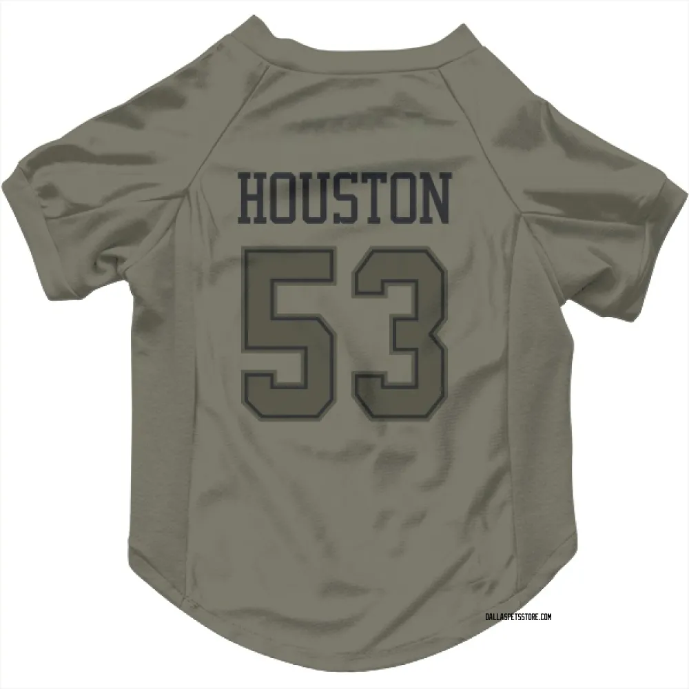 Dallas Cowboys James Houston Olive Pet Jersey for Dog & Cat