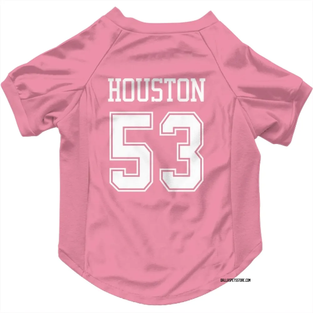 Dallas Cowboys James Houston Pink Pet Jersey for Dog & Cat