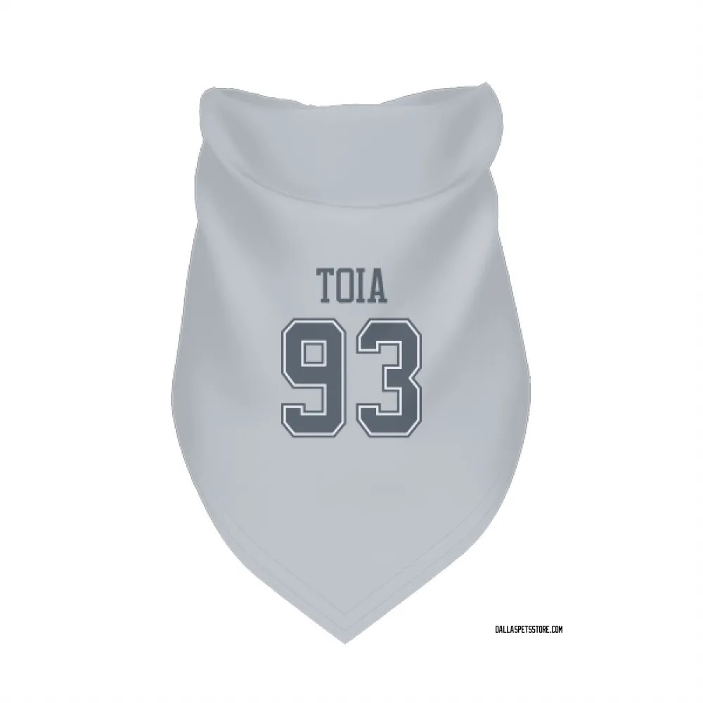 Dallas Cowboys Jay Toia Gray Pet Bandana for Dog & Cat