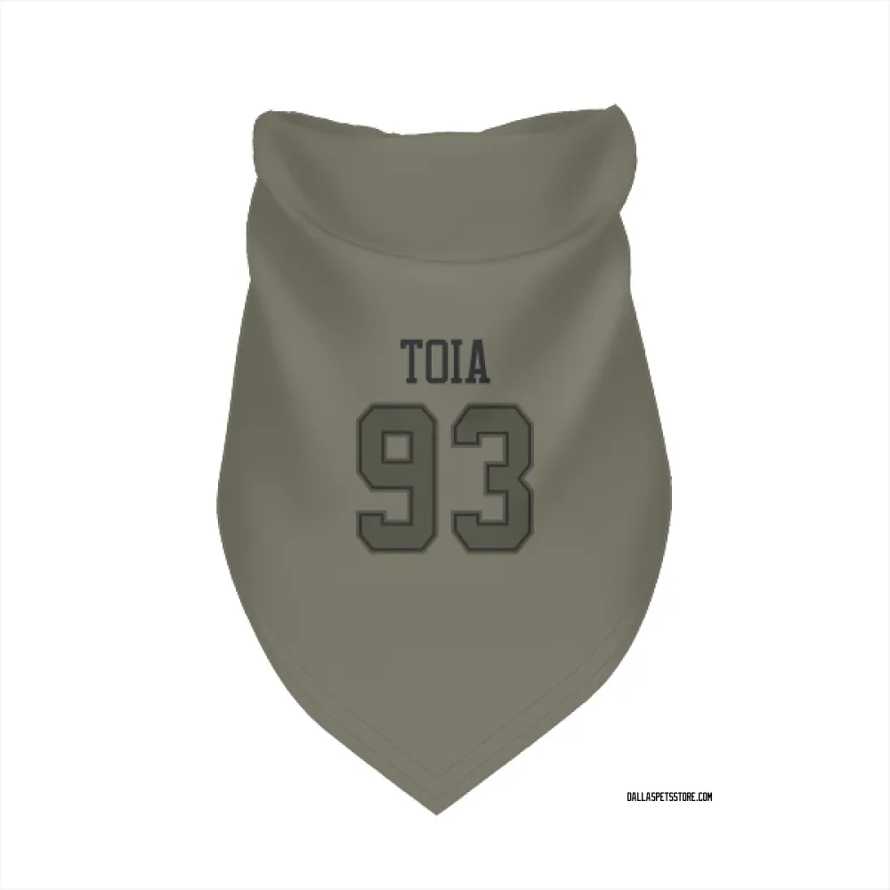 Dallas Cowboys Jay Toia Olive Pet Bandana for Dog & Cat