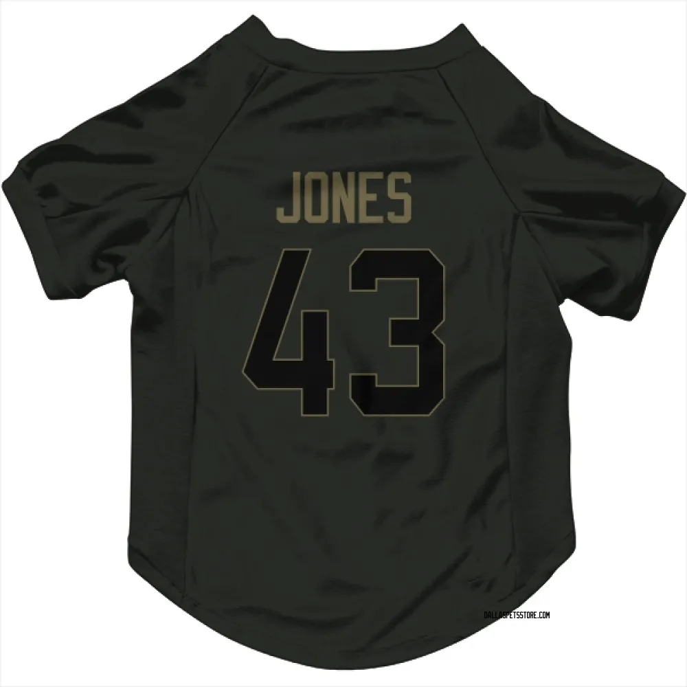 Dallas Cowboys Joe Jones Black Service Pet Jersey for Dog & Cat