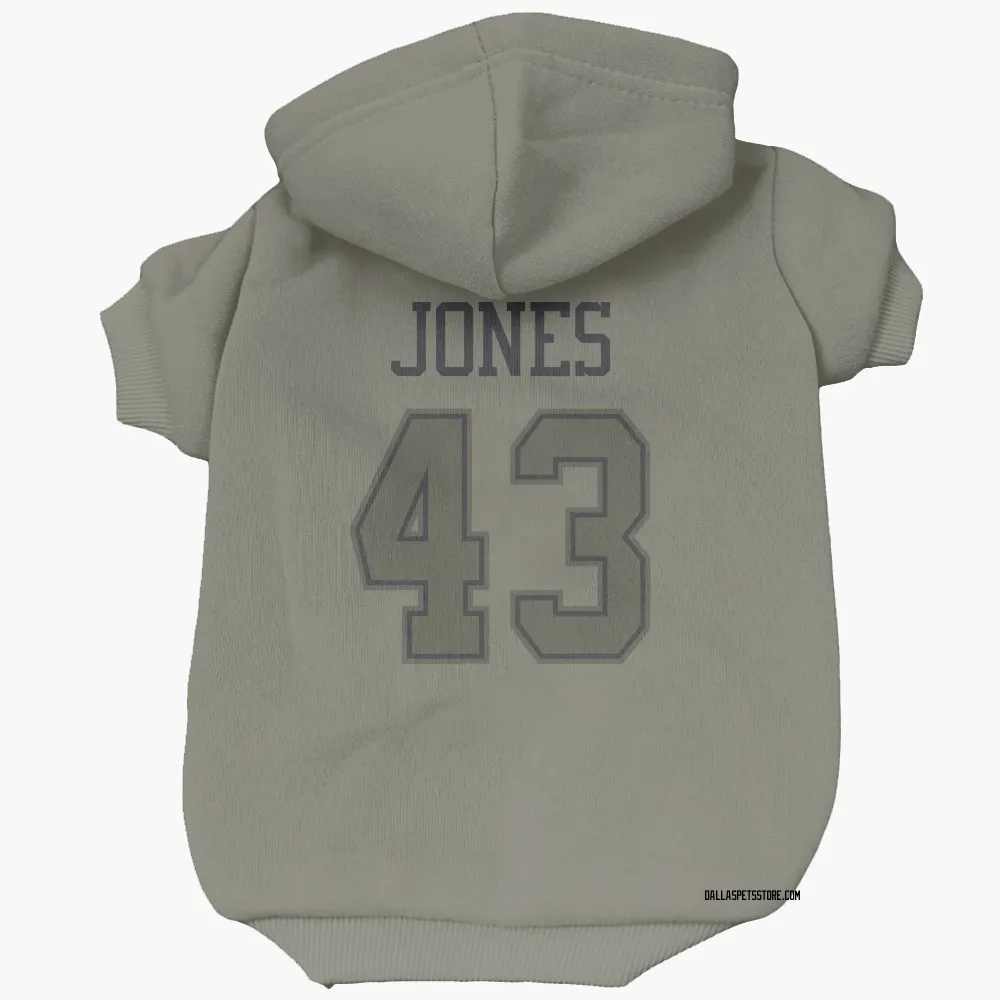 Dallas Cowboys Joe Jones Olive Pet Hoodie for Dog & Cat