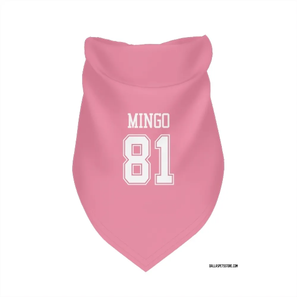 Dallas Cowboys Jonathan Mingo Pink Pet Bandana for Dog & Cat
