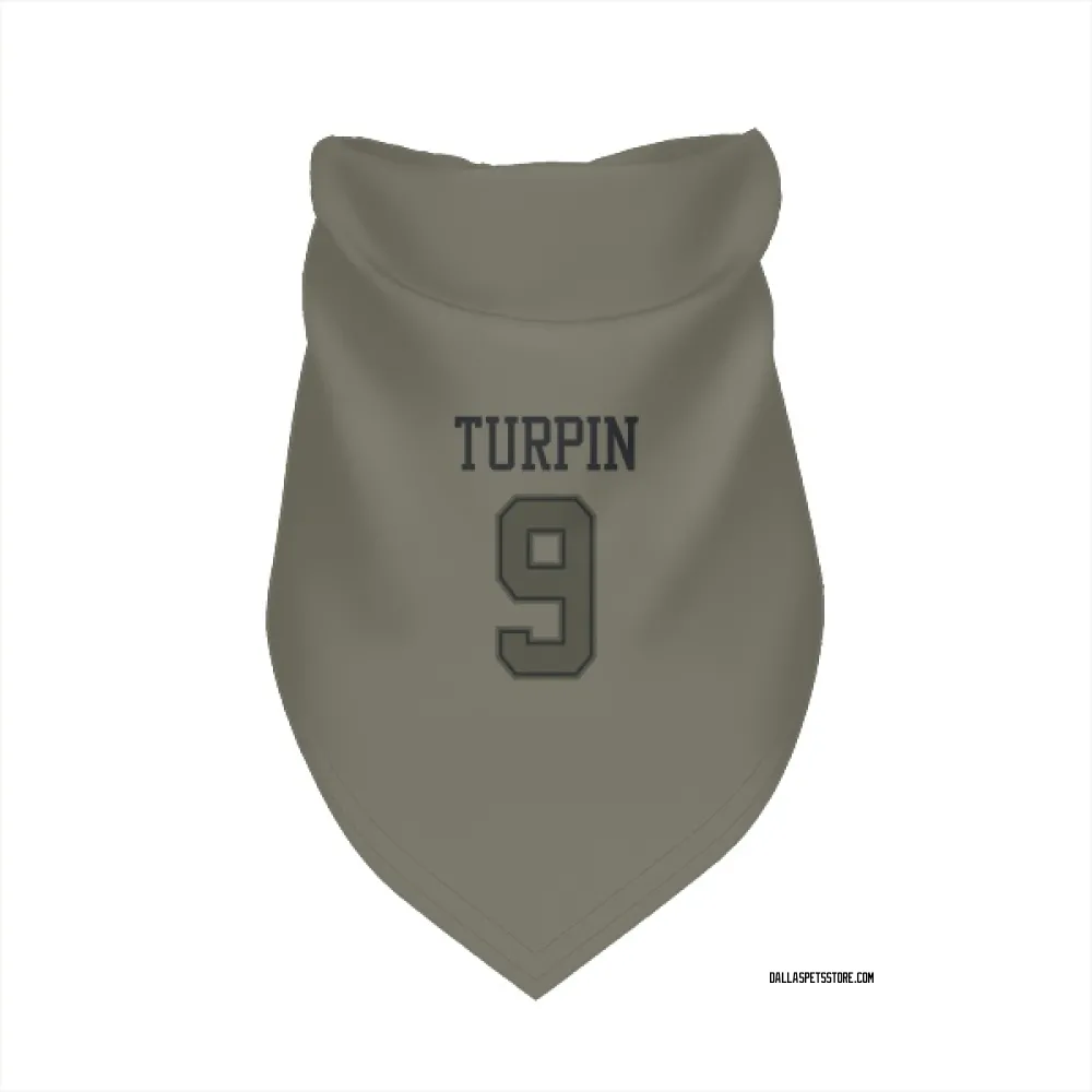 Dallas Cowboys KaVontae Turpin Olive Pet Bandana for Dog & Cat