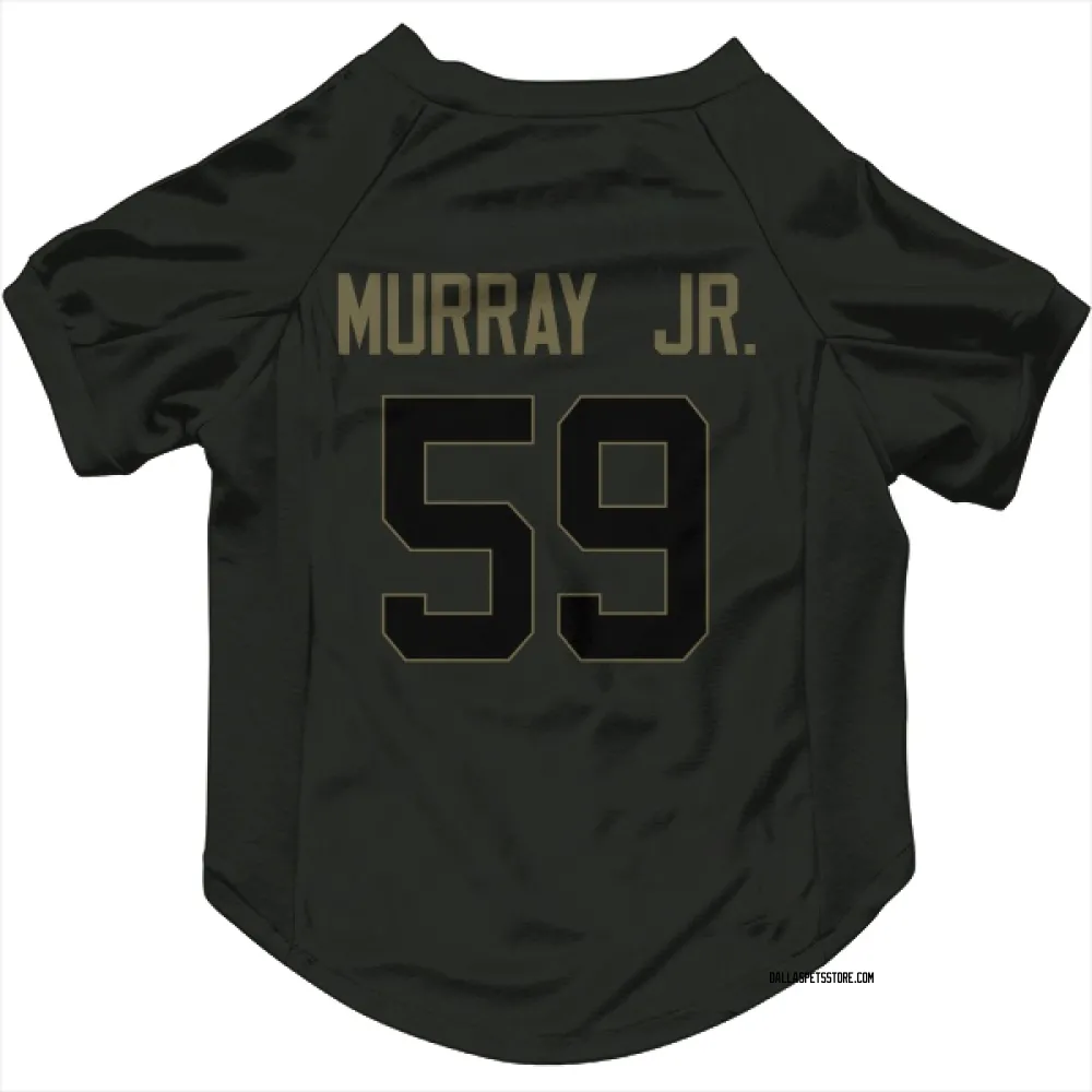 Dallas Cowboys Kenneth Murray Jr. Black Service Pet Jersey for Dog & Cat