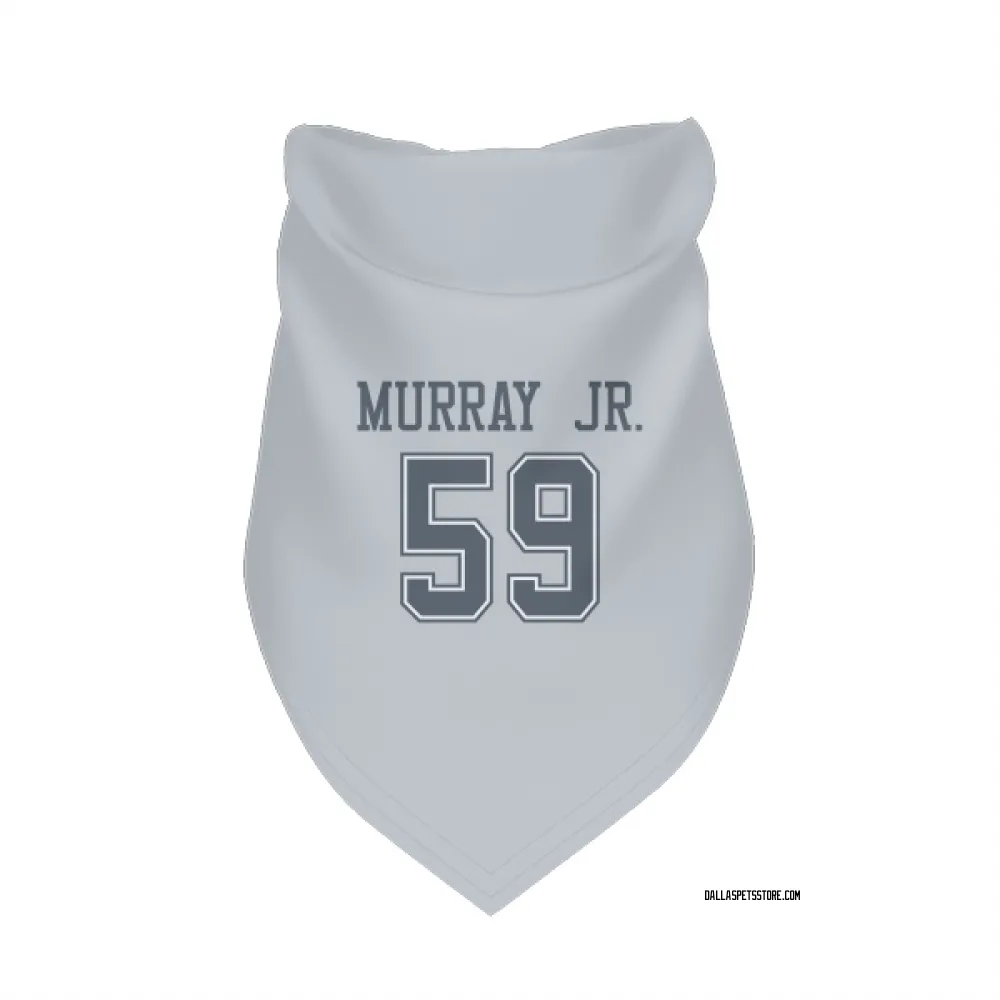 Dallas Cowboys Kenneth Murray Jr. Gray Pet Bandana for Dog & Cat