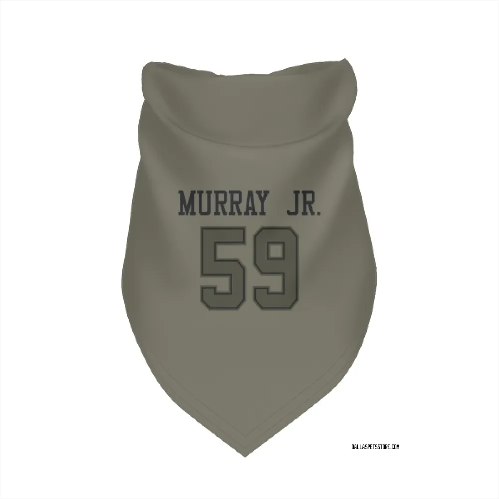 Dallas Cowboys Kenneth Murray Jr. Olive Pet Bandana for Dog & Cat