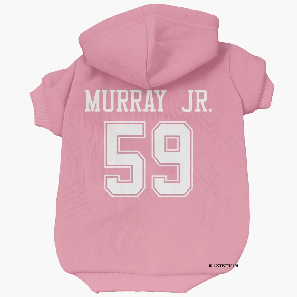 Dallas Cowboys Kenneth Murray Jr. Pink Pet Hoodie for Dog & Cat