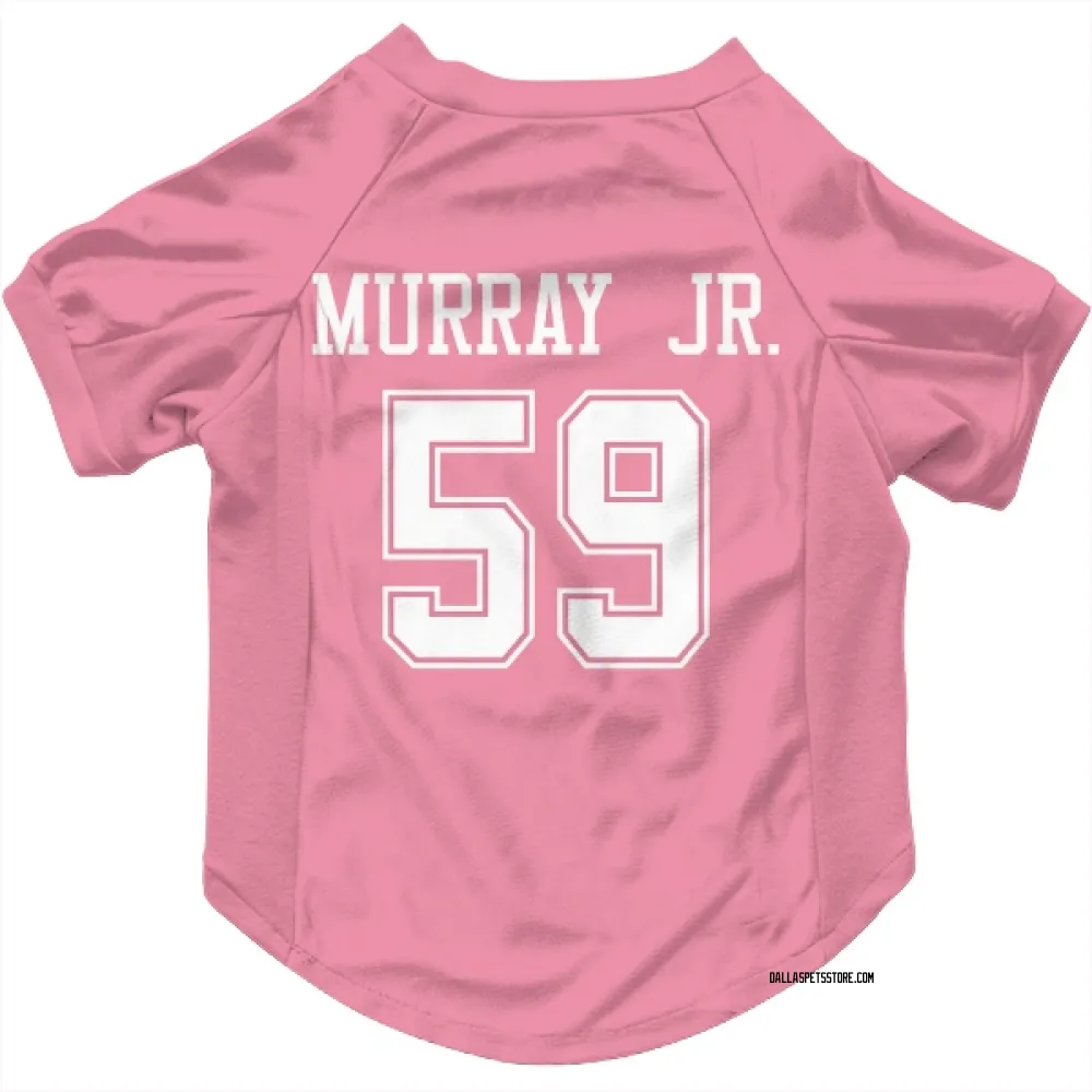 Dallas Cowboys Kenneth Murray Jr. Pink Pet Jersey for Dog & Cat