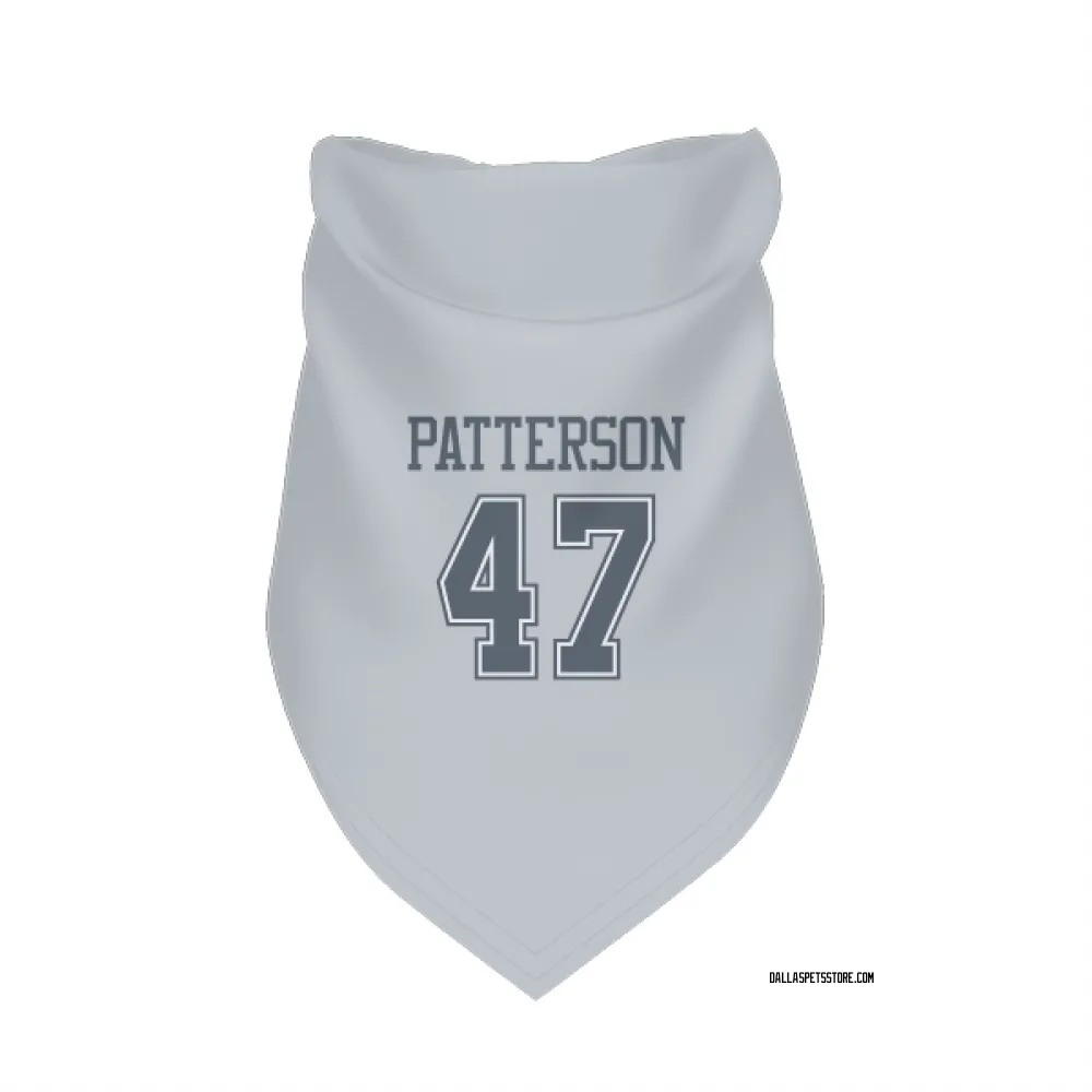Dallas Cowboys Langston Patterson Gray Pet Bandana for Dog & Cat