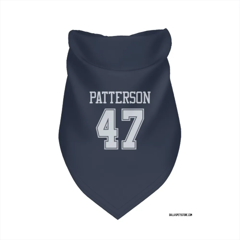 Dallas Cowboys Langston Patterson Navy Pet Bandana for Dog & Cat