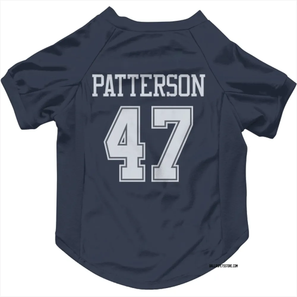 Dallas Cowboys Langston Patterson Navy Pet Jersey for Dog & Cat