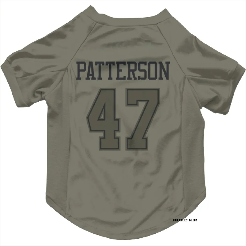 Dallas Cowboys Langston Patterson Olive Pet Jersey for Dog & Cat