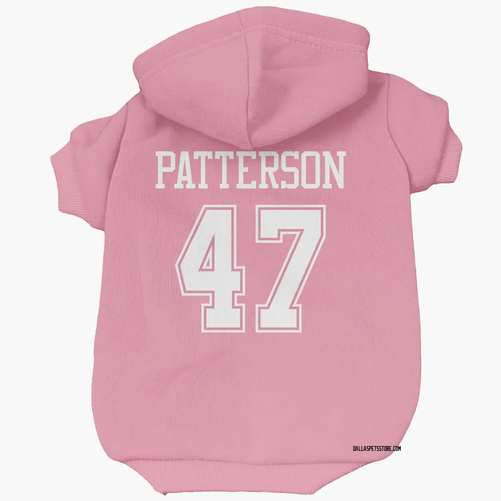 Dallas Cowboys Langston Patterson Pink Pet Hoodie for Dog & Cat
