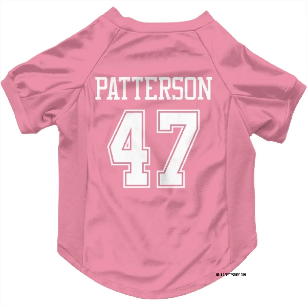 Dallas Cowboys Langston Patterson Pink Pet Jersey for Dog & Cat