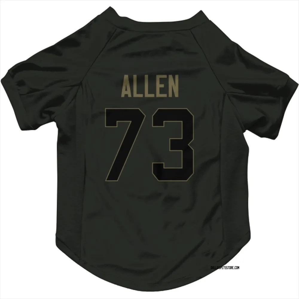 Dallas Cowboys Larry Allen Black Service Pet Jersey for Dog & Cat