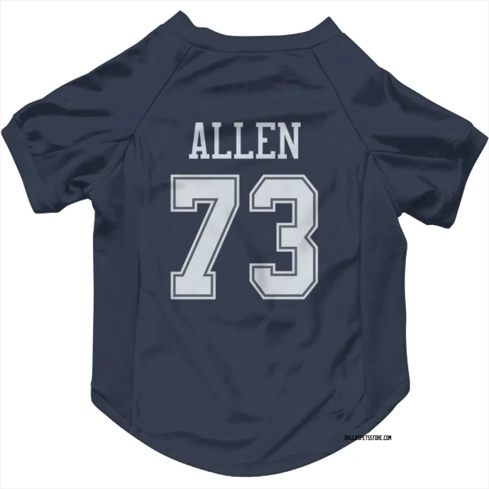 Dallas Cowboys Larry Allen Navy Pet Jersey for Dog & Cat