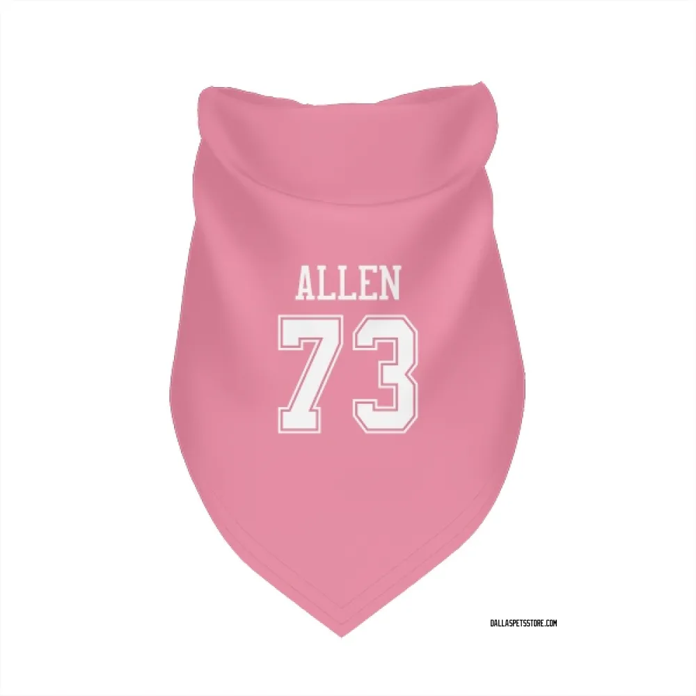 Dallas Cowboys Larry Allen Pink Pet Bandana for Dog & Cat