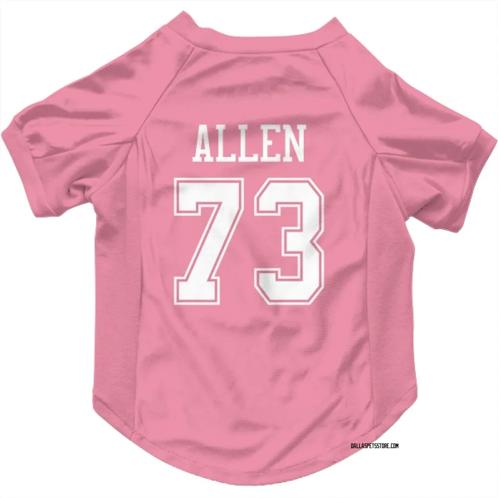 Dallas Cowboys Larry Allen Pink Pet Jersey for Dog & Cat