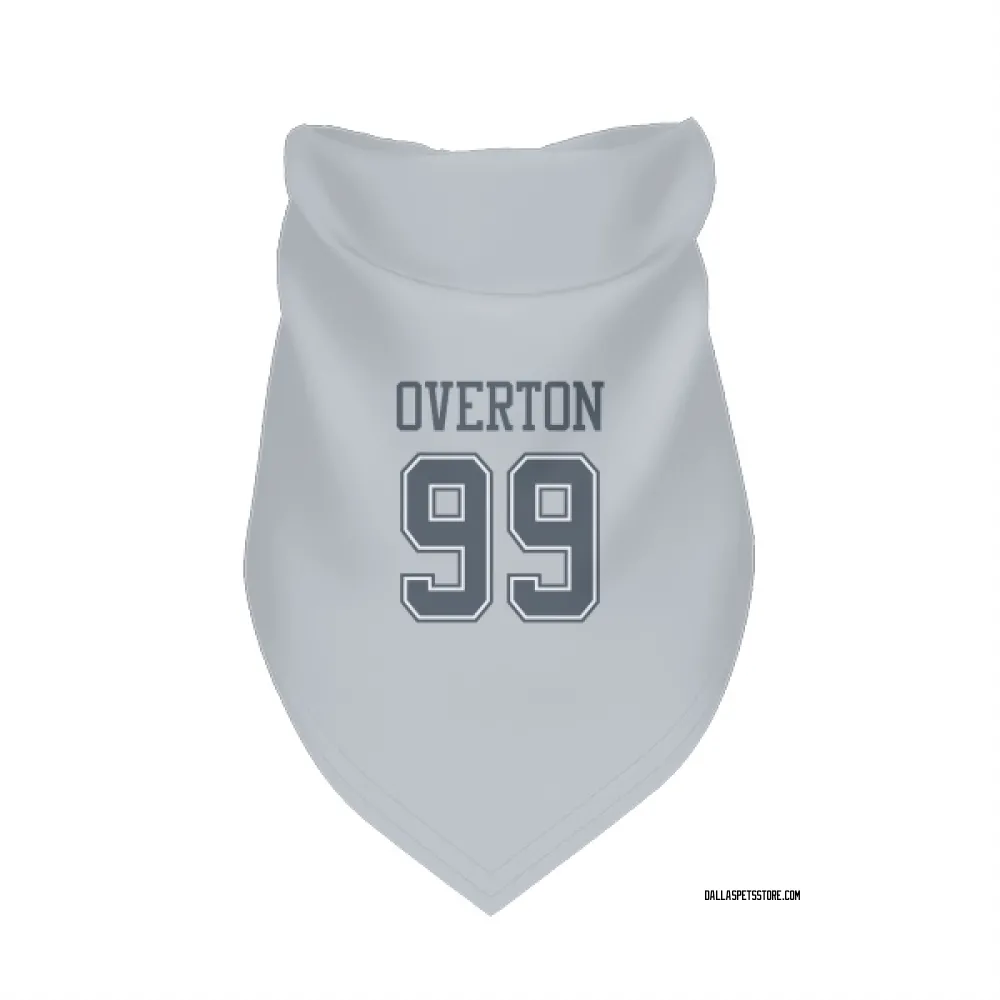 Dallas Cowboys LT Overton Gray Pet Bandana for Dog & Cat