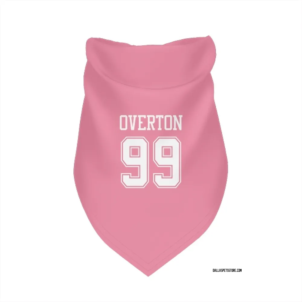Dallas Cowboys LT Overton Pink Pet Bandana for Dog & Cat