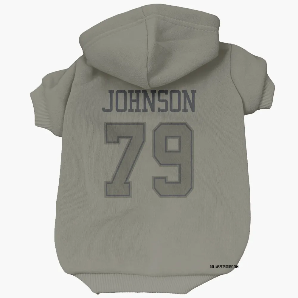 Dallas Cowboys Marcellus Johnson Olive Pet Hoodie for Dog & Cat