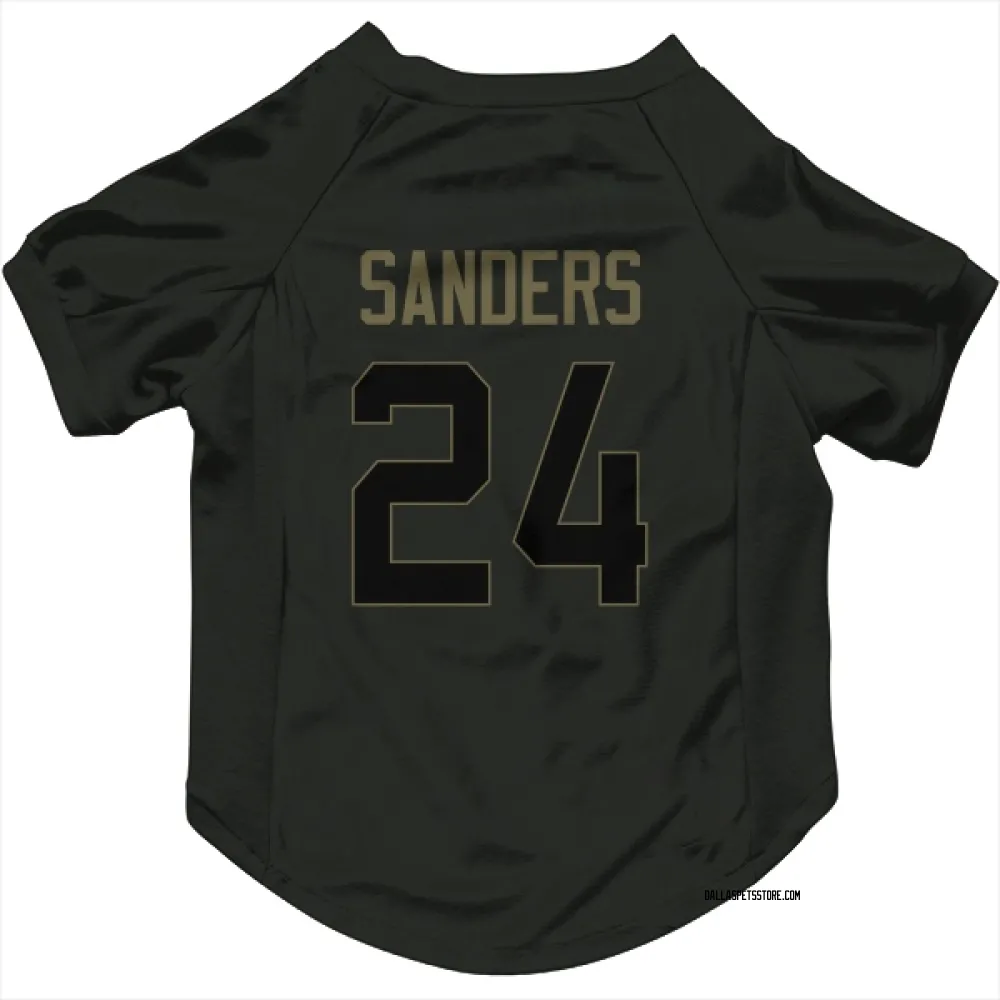 Dallas Cowboys Miles Sanders Black Service Pet Jersey for Dog & Cat