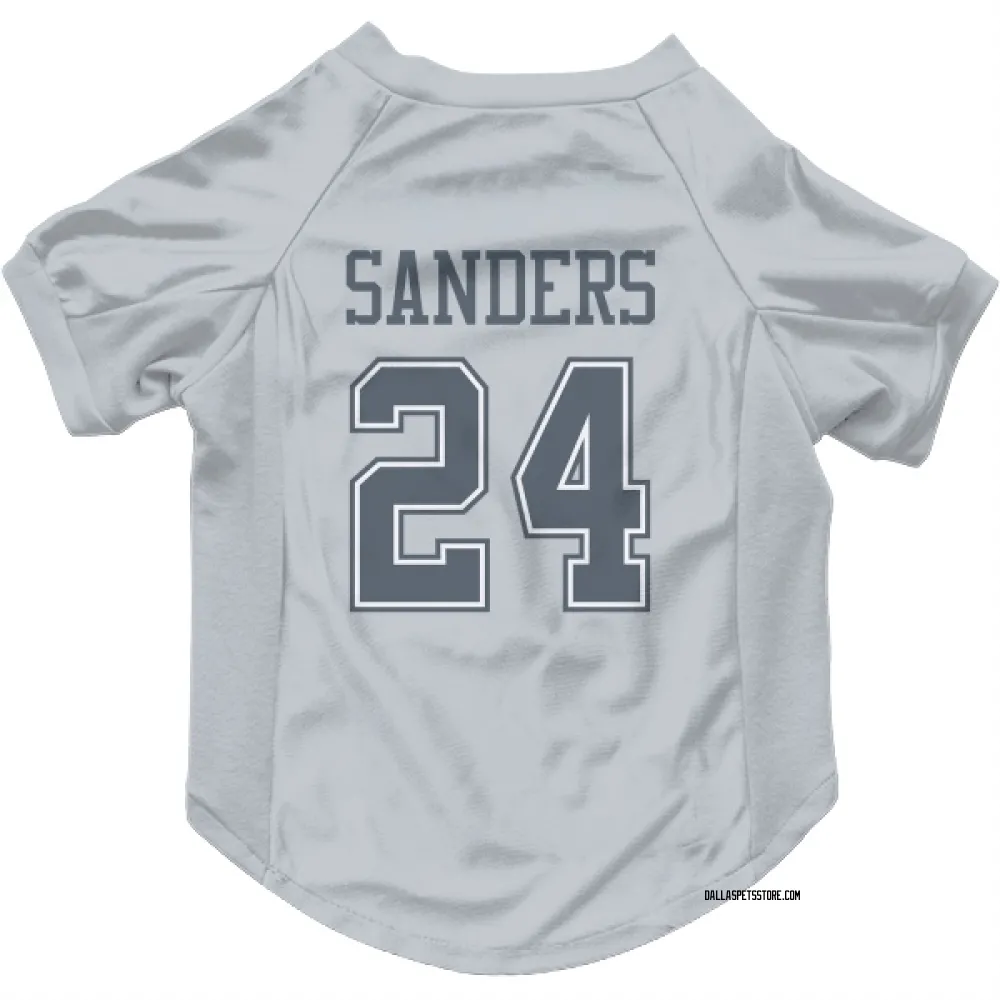 Dallas Cowboys Miles Sanders Gray Pet Jersey for Dog & Cat