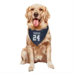 Dallas Cowboys Miles Sanders Navy Pet Bandana for Dog & Cat