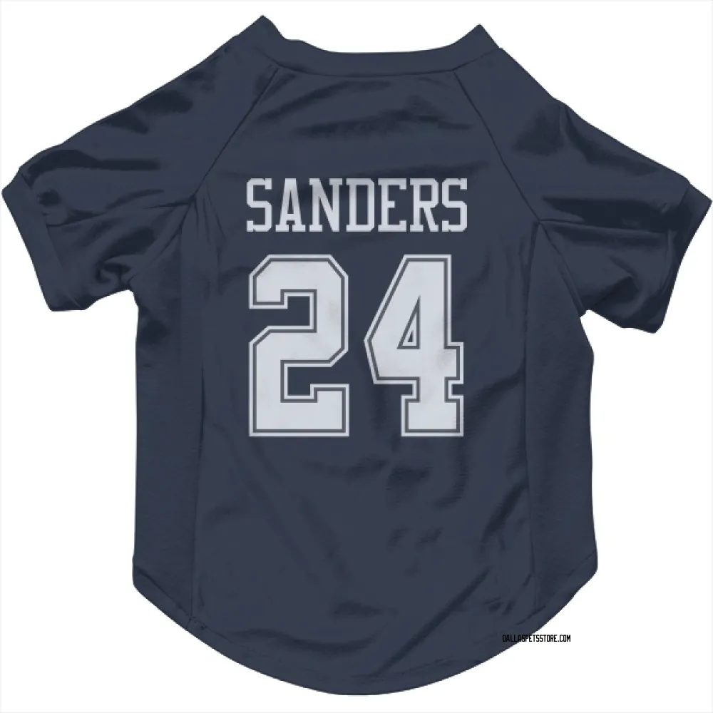 Dallas Cowboys Miles Sanders Navy Pet Jersey for Dog & Cat